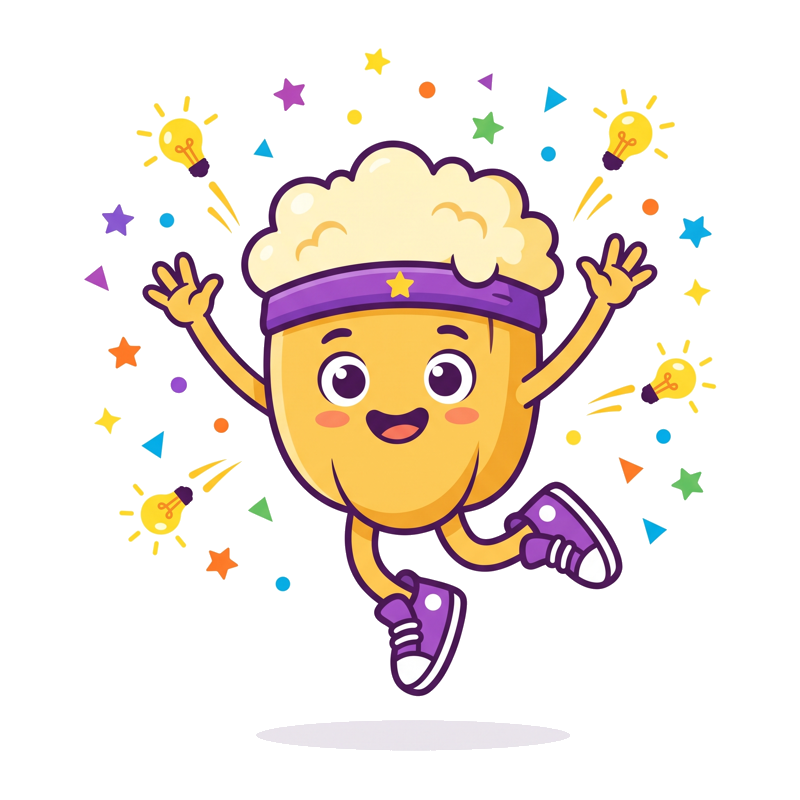 Popcorn celebrating